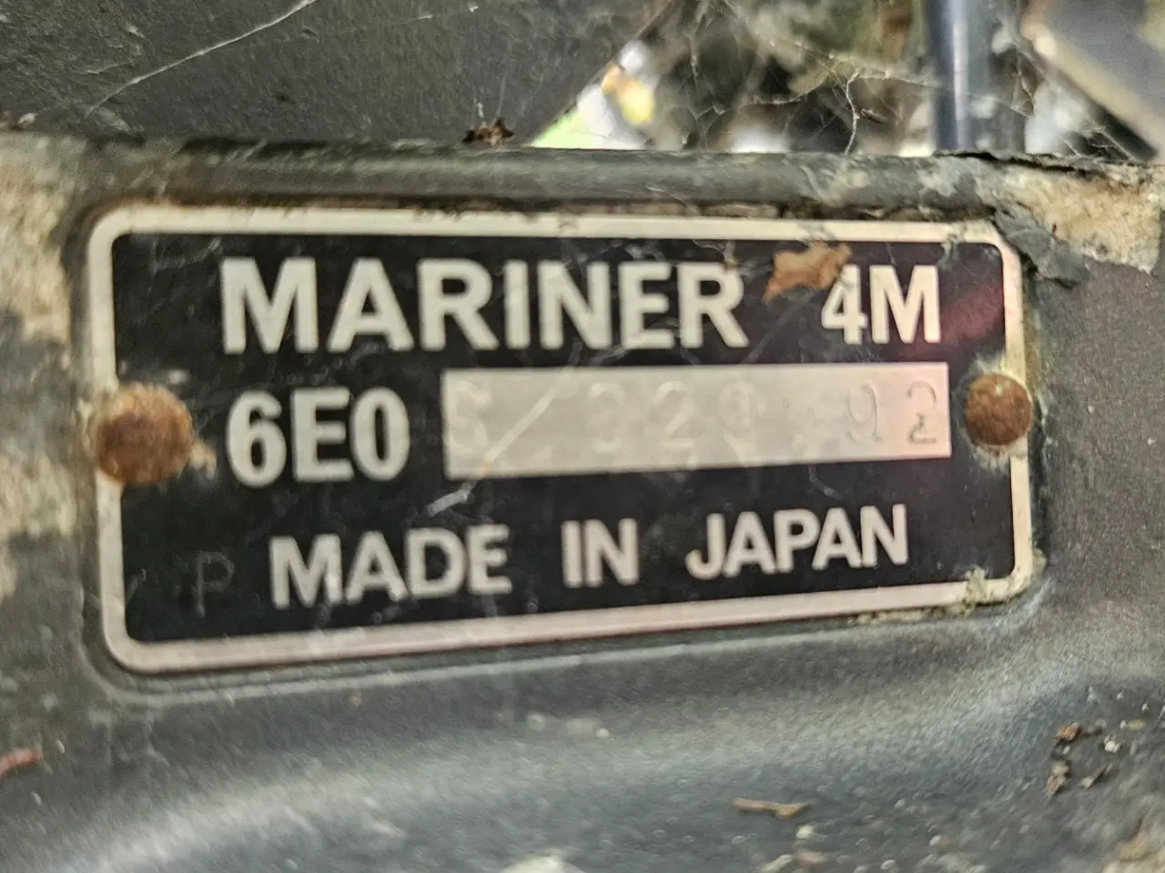 Billede 2 - Mariner 4M 6E0 påhængsmotor 