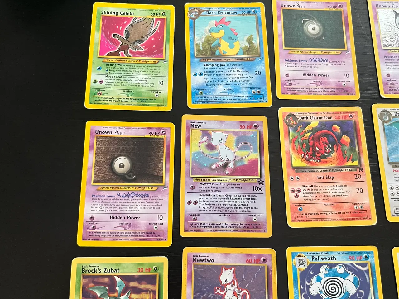 Billede 3 - Pokemon gamle kort