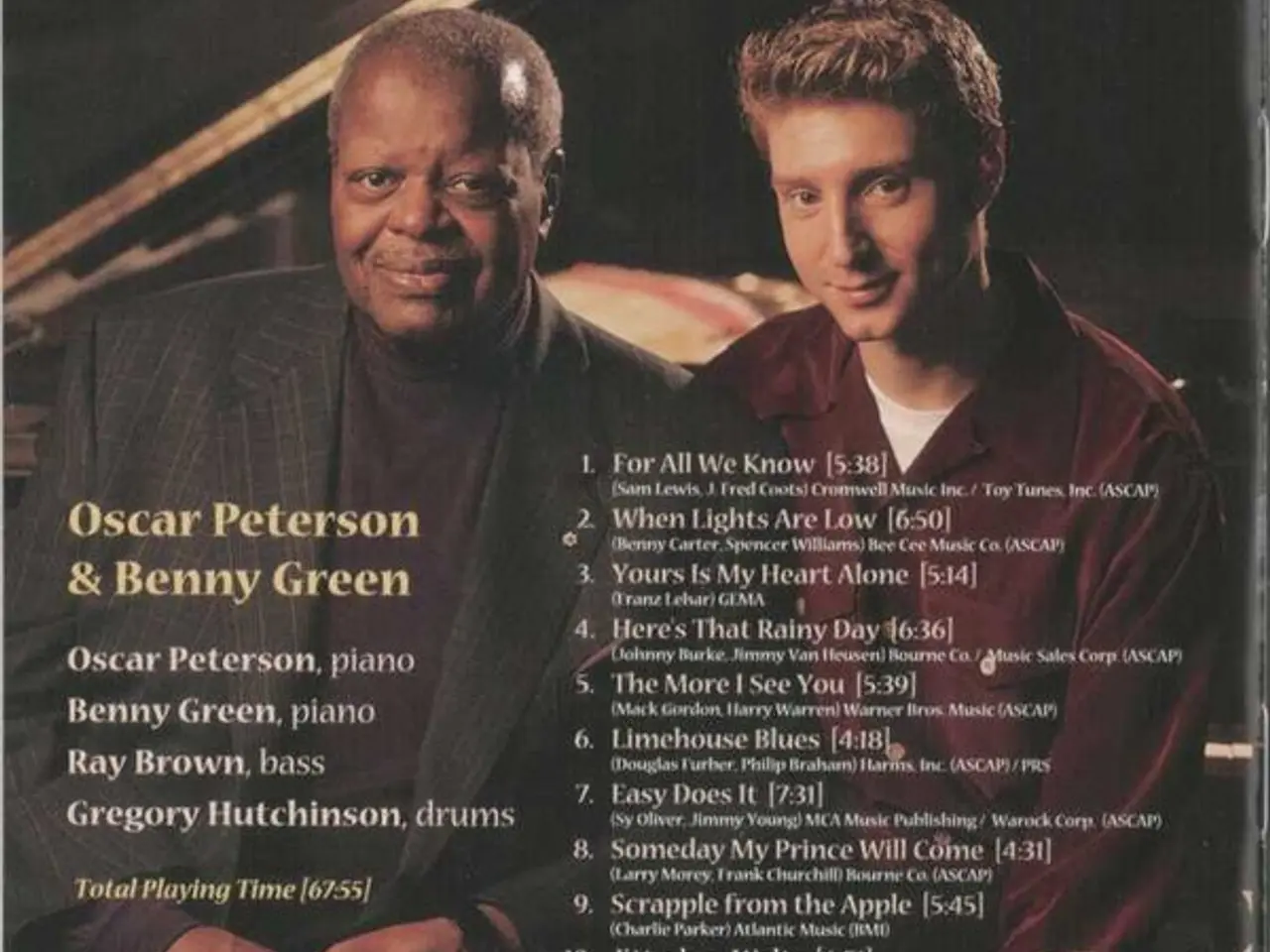 Billede 2 - Oscar Peterson And… – Oscar & Benny – CD
