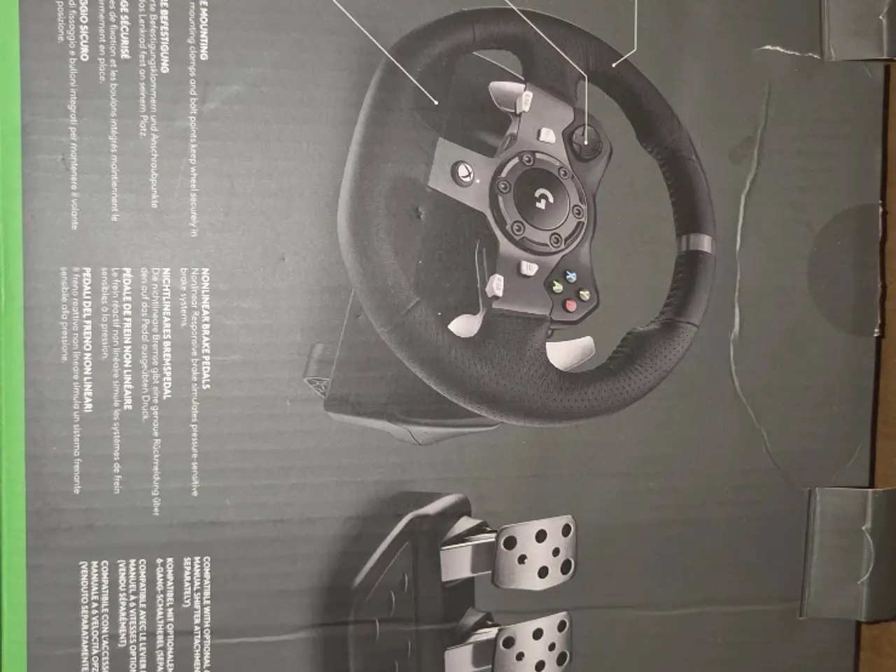 Billede 4 - Rat og pedaler - Logitech G920 til xbox og pc