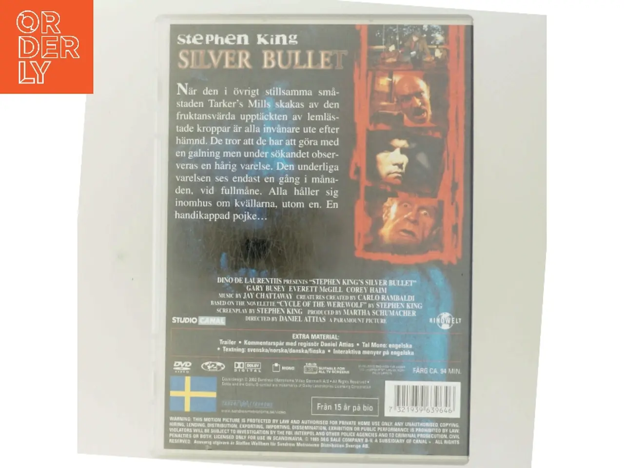 Billede 3 - Stephen King: Silver Bullet med Gary Busey (DVD)