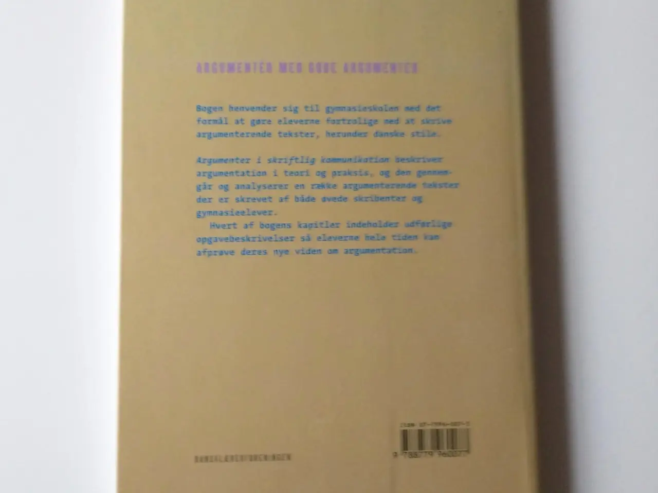 Billede 2 - Argumenter i skriftlig kommunikation