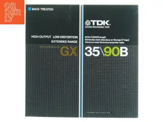 TDK lydbånd GX35-90B med DR lydeffekter for hørespil og teater