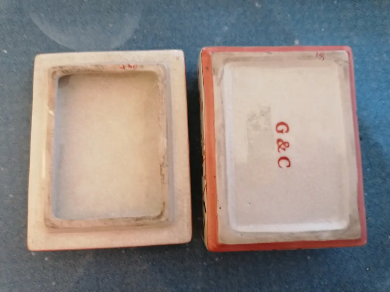 Billede 4 - Smukt G&C Porcelæns Smykkeskrin