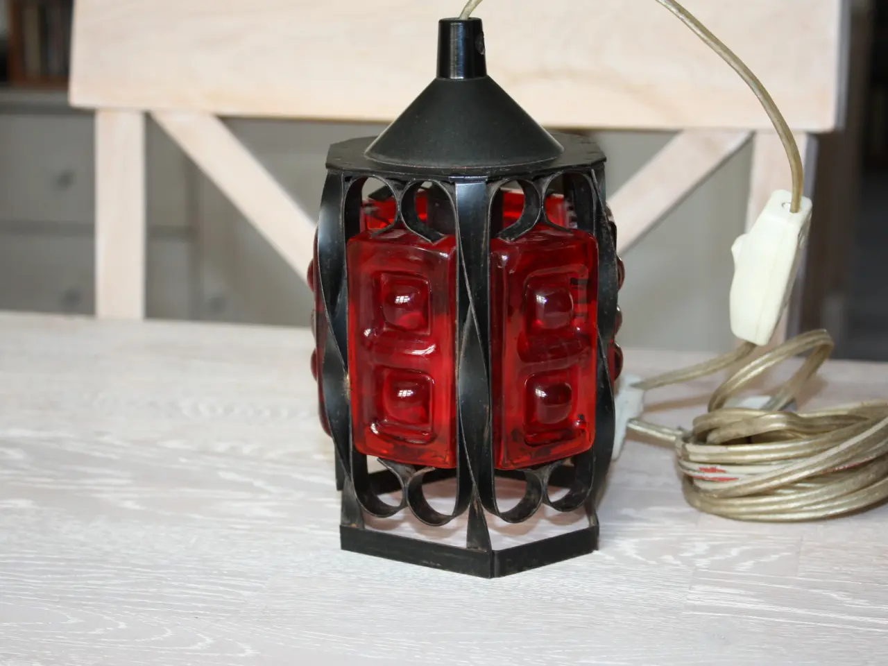 Billede 6 - Alvesta Svensk Design glas lampe højde 19 cm