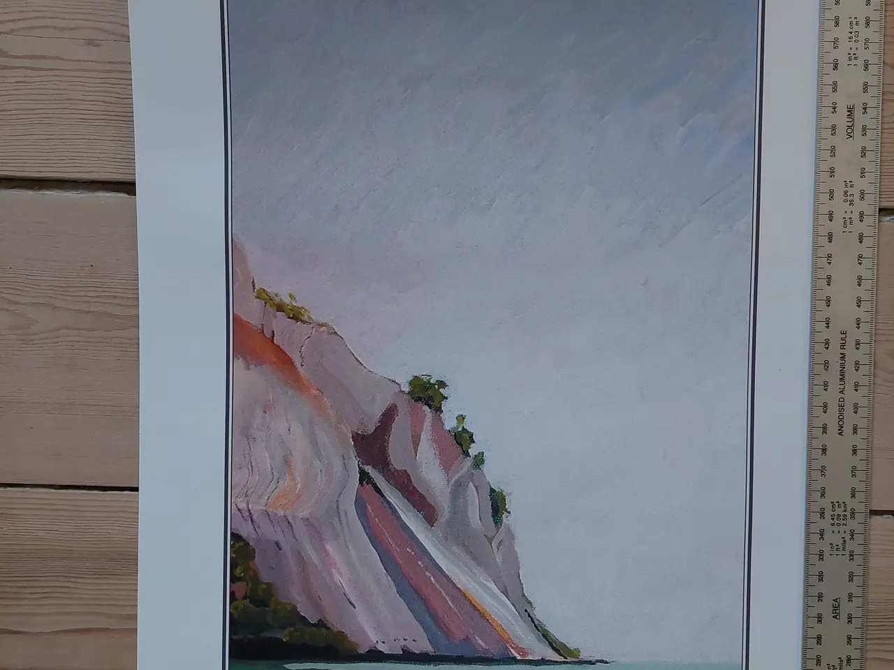 Billede 3 - Kunstplakat fra Liza's Gallery – Møns Klint