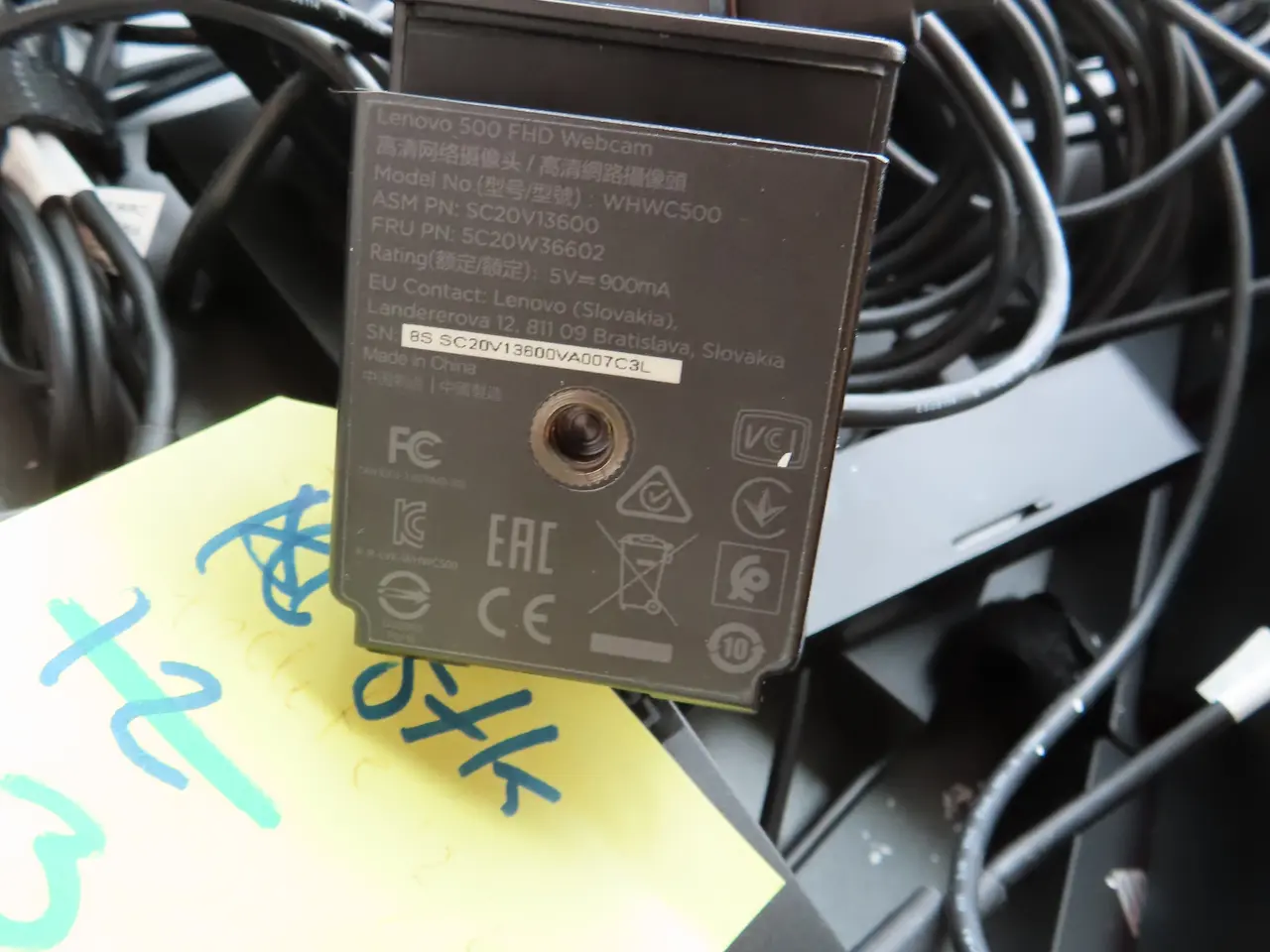 Billede 2 - 2 stk. Webcam LENOVO 500 FHD
