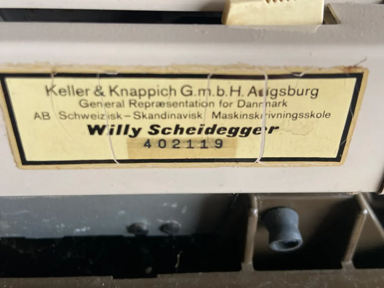 Billede 3 - Scheidegger “Princess-Matic” skrivemaskine 