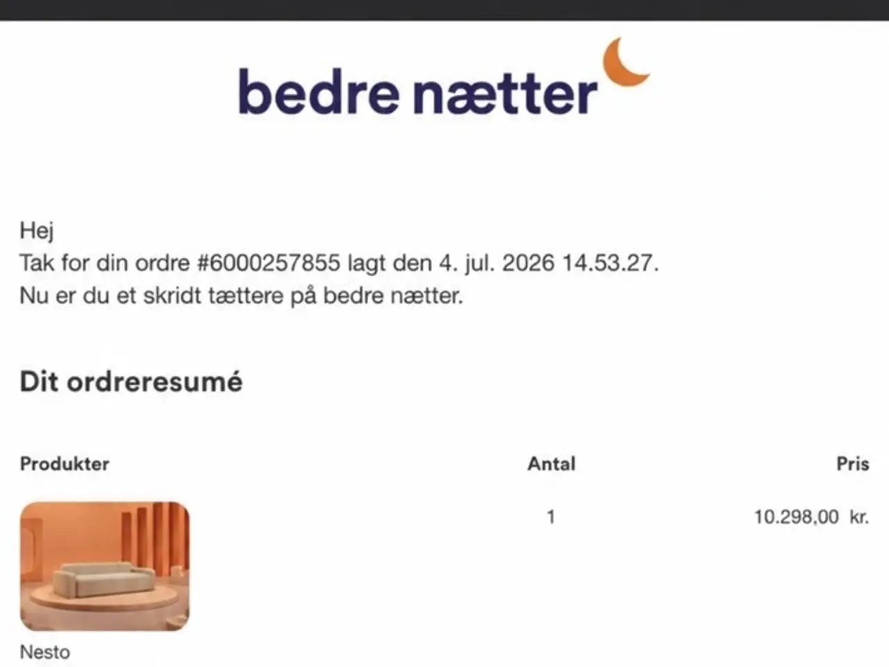 Billede 3 - Nesto sovesofa Beigh
