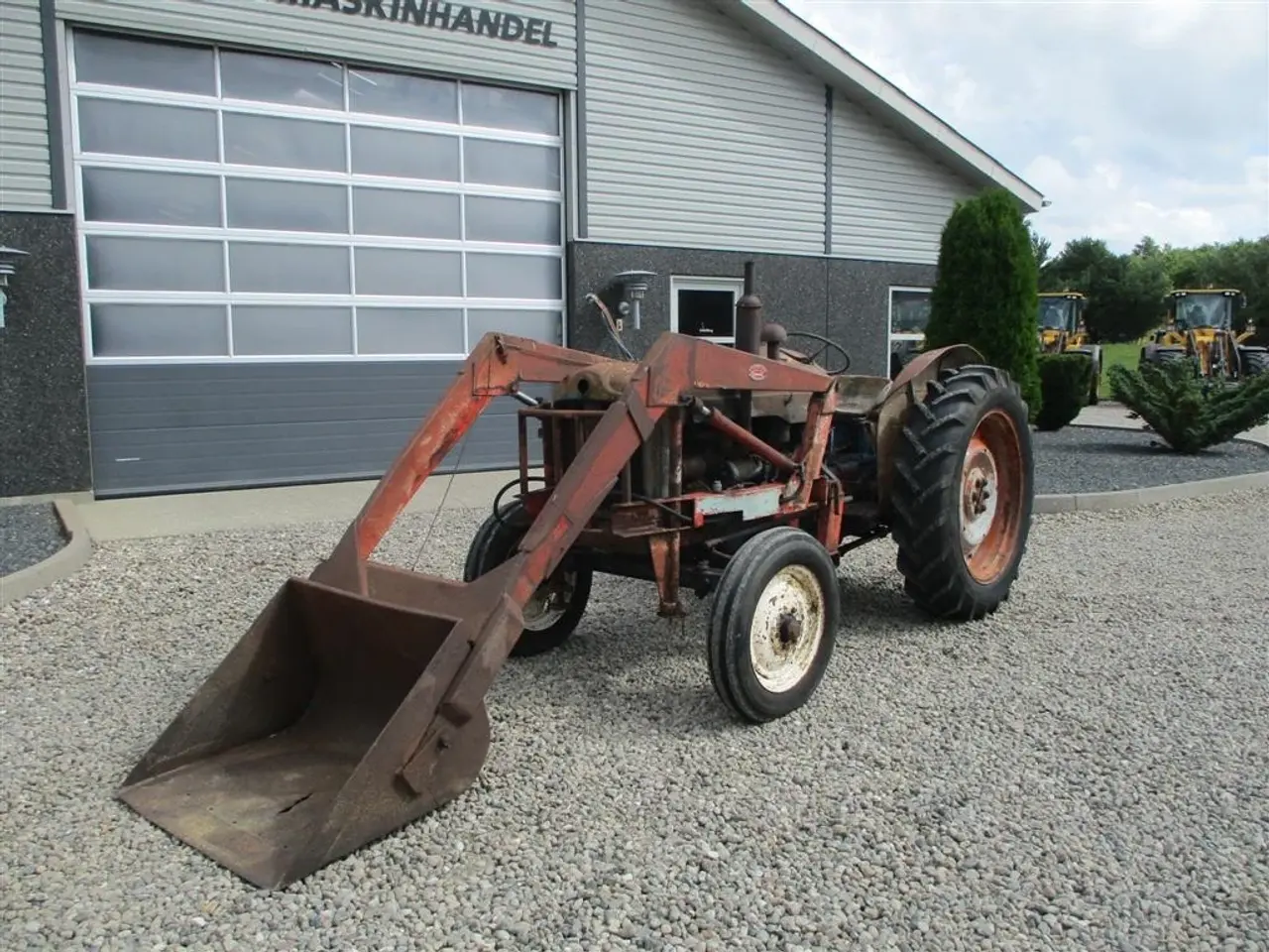 Billede 1 - Fordson Frontlæsser med skovl og beslag fra Ford Major. Kan nemt tilpasse andre traktorer.
