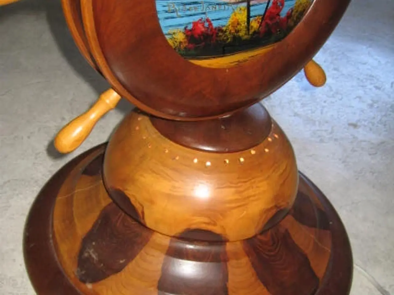 Billede 4 - Rund sidebord fra brasilien