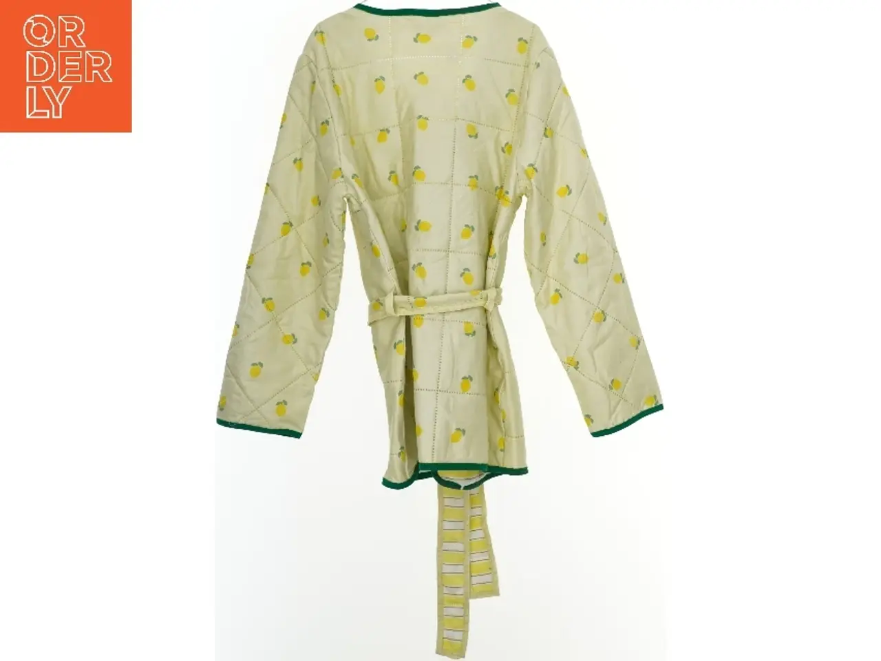 Billede 2 - Vatteret cardigan med Citronmønster (str. 164)