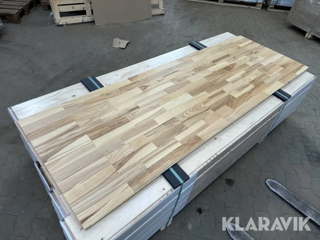 Billede 1 - Gulv Moland Ask Parket Classic Ask UV Matlak 56,54 m²