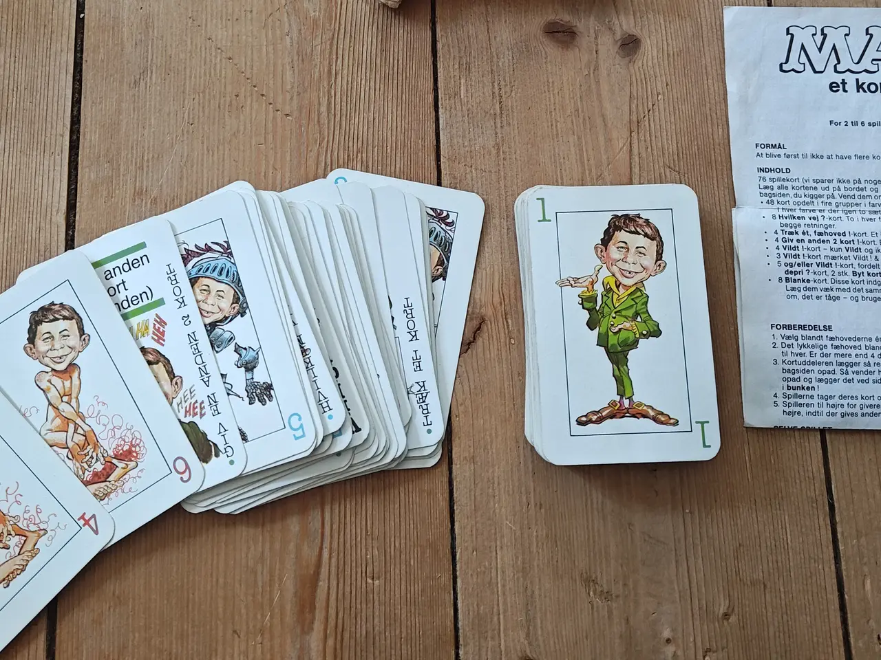Billede 3 - Gammelt Retro og fantastisk MAD et kortspil