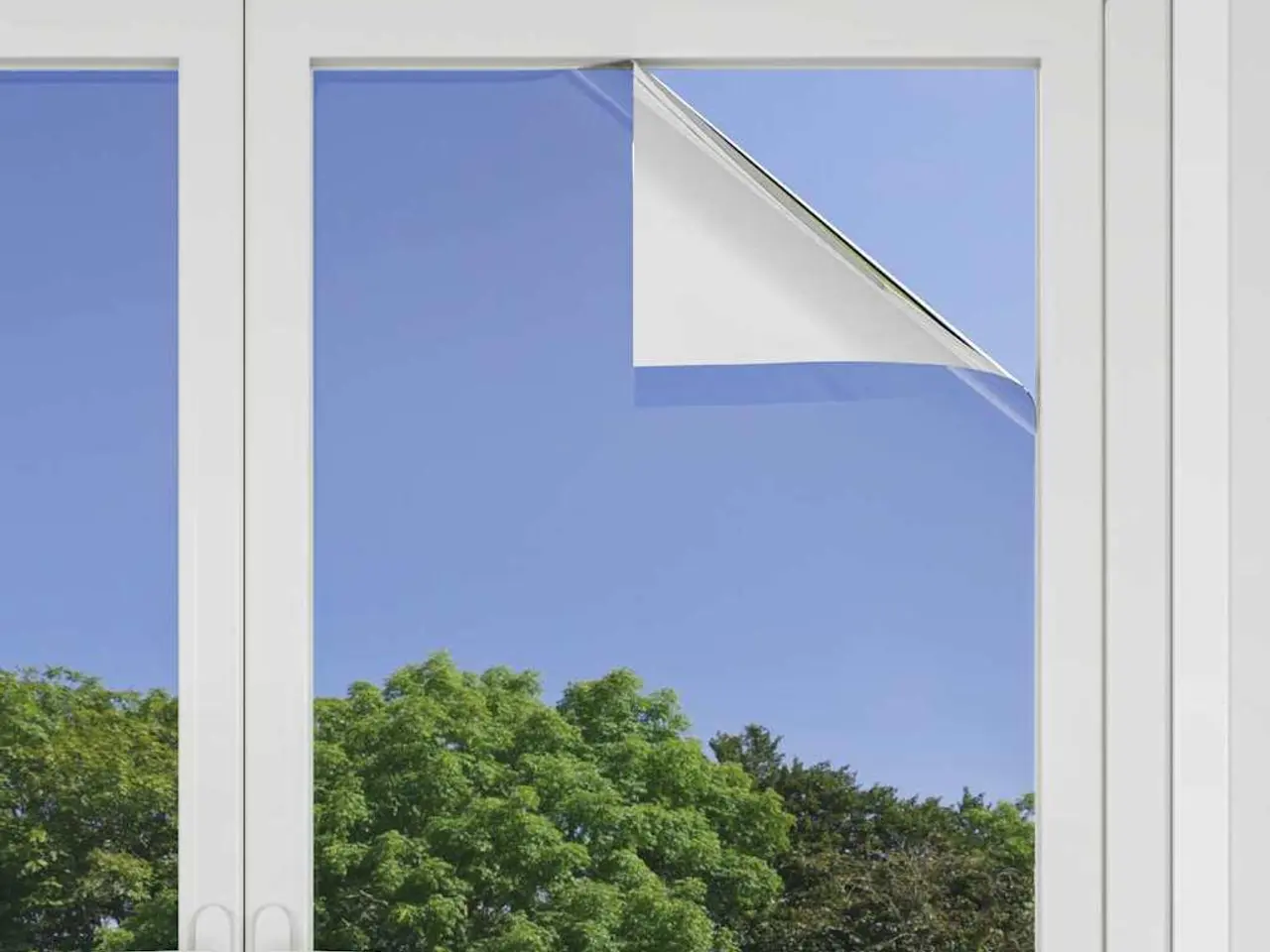 Billede 4 - Reflekterende solfilm til vinduer - sølv 90 x 500 cm