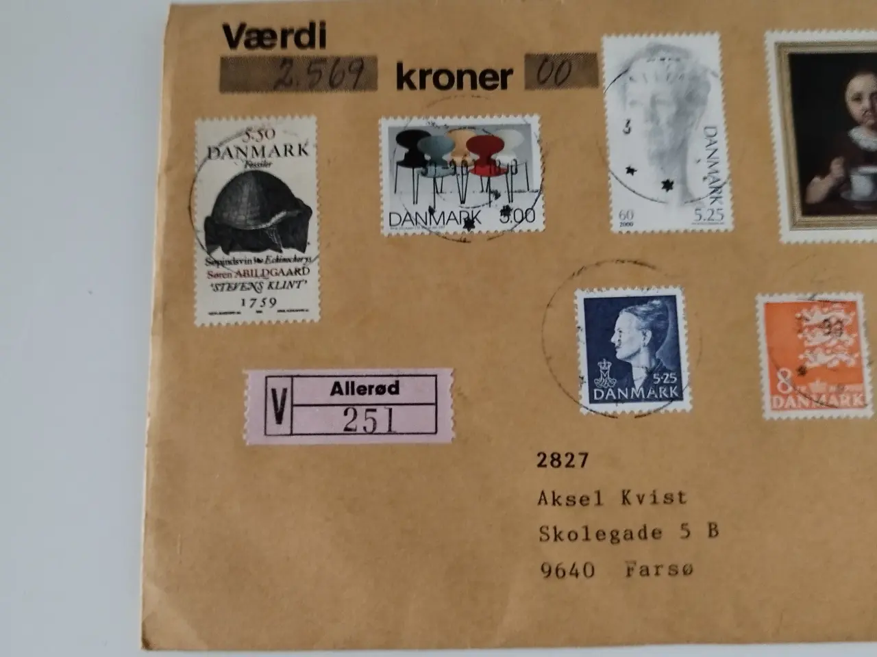 Billede 8 - Værdi brev 7 STK frimærker