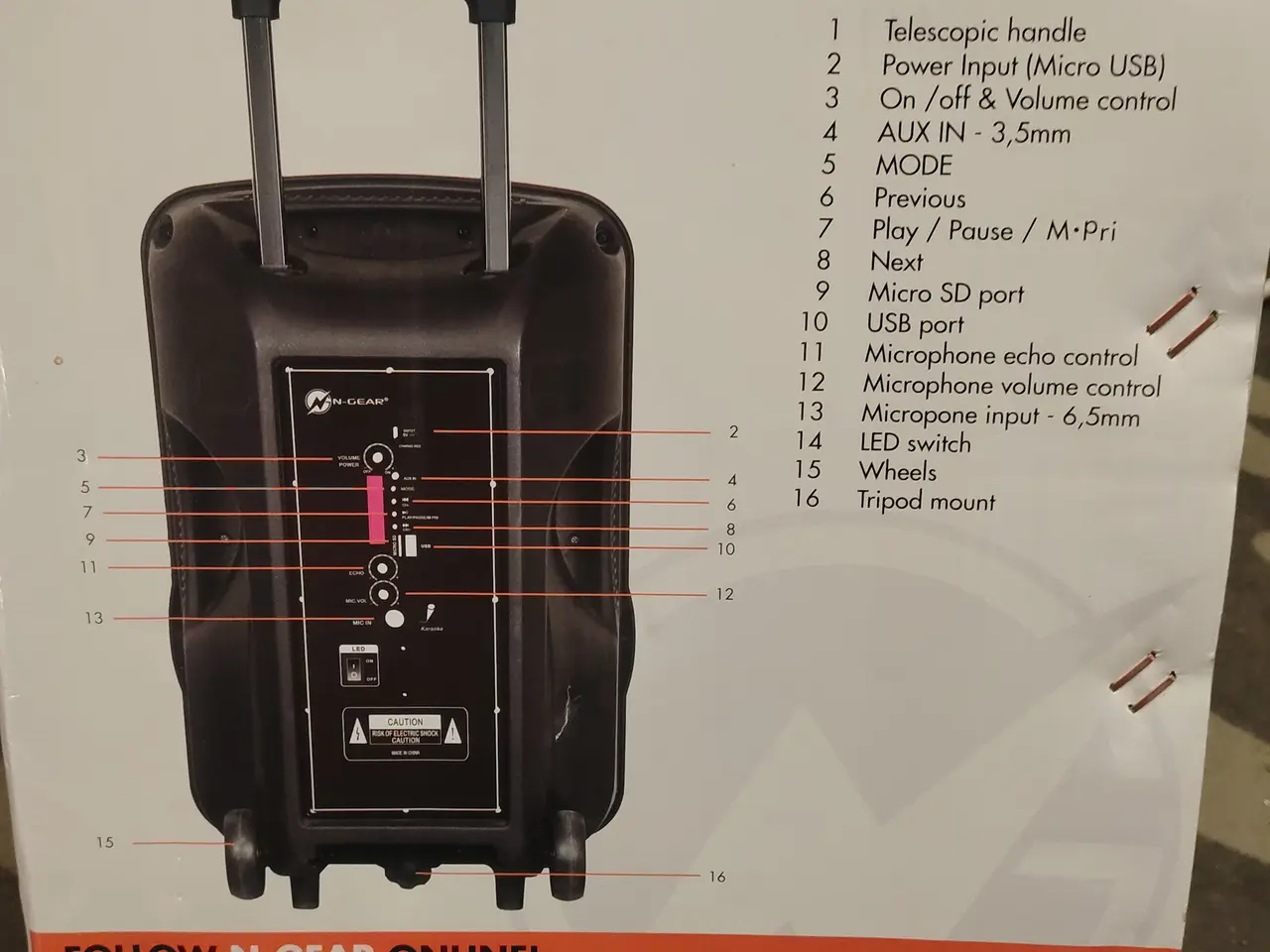 Billede 5 - Trådløst Party System, ubrugt N-GEAR