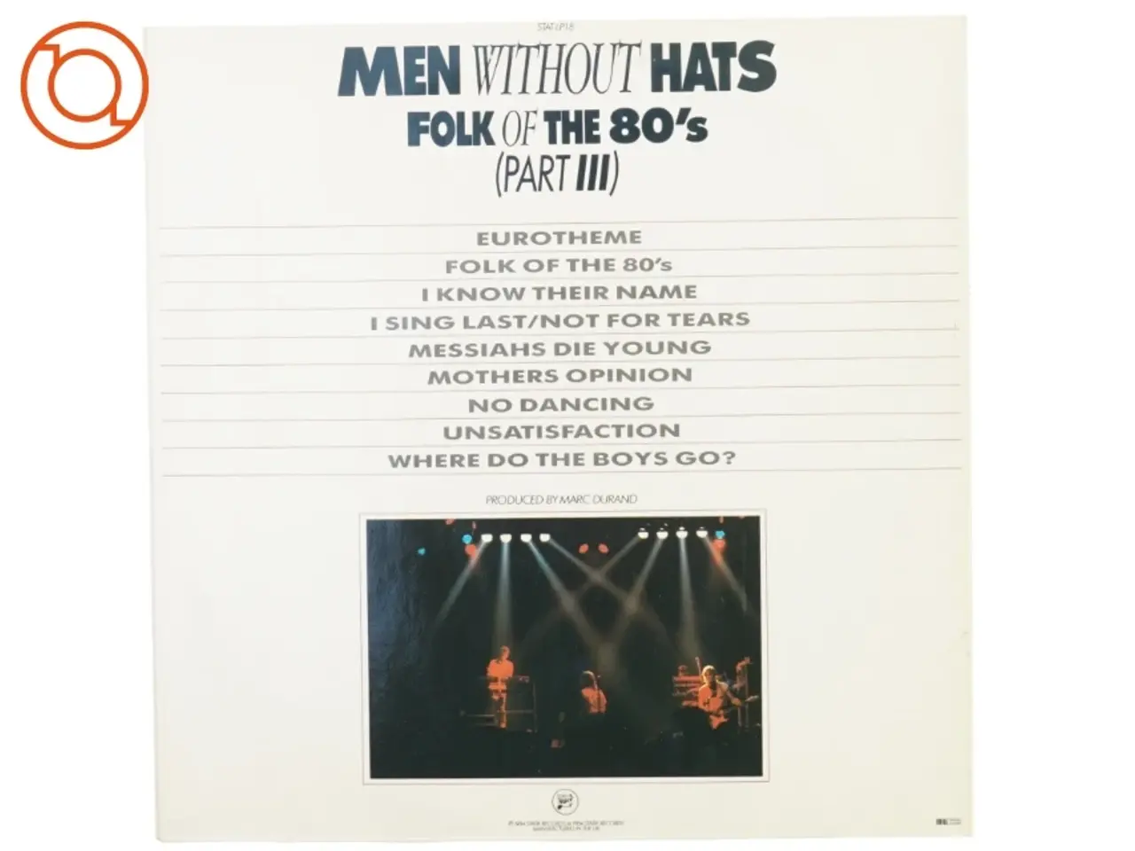 Billede 2 - LP af men without hats fra Mile