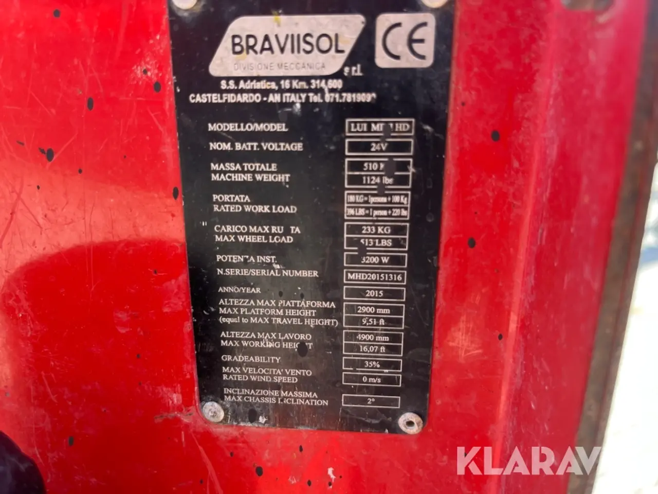 Billede 9 - Søjlelift Braviisol Lui Mini HD 5meter