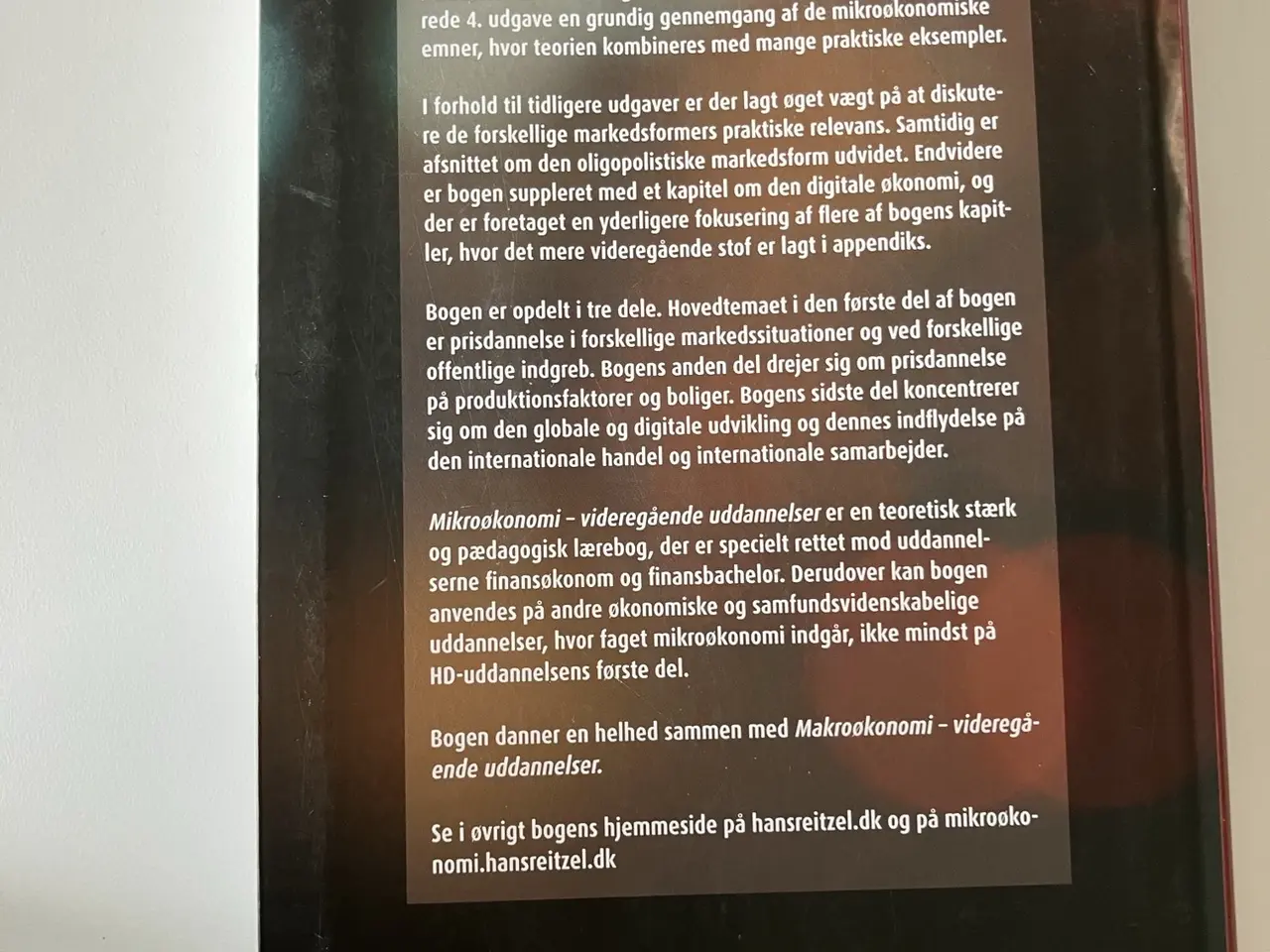 Billede 2 - Mikroøkonomi - videregående uddannelser Af Hans Jø