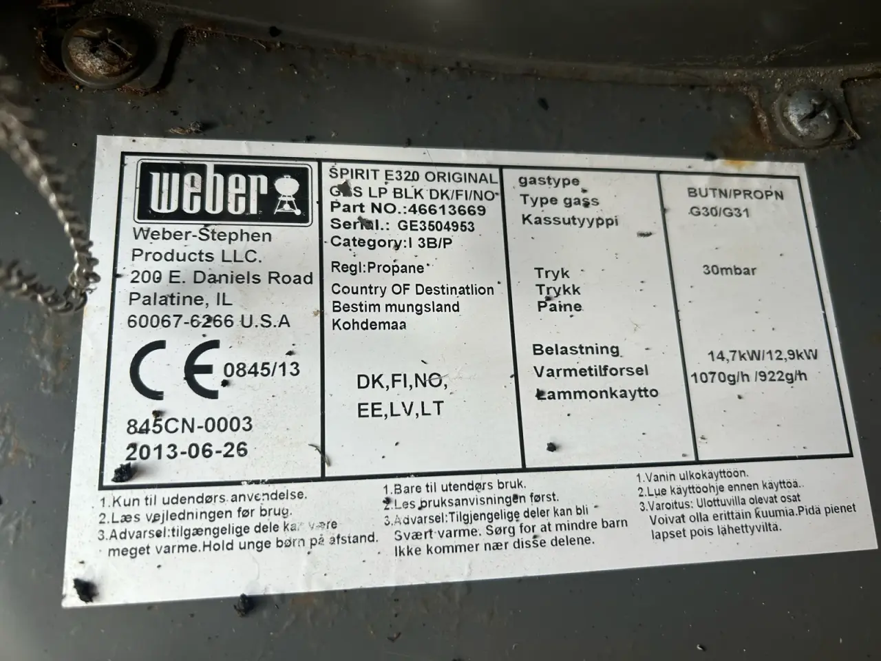 Billede 4 - Weber Spirit E320