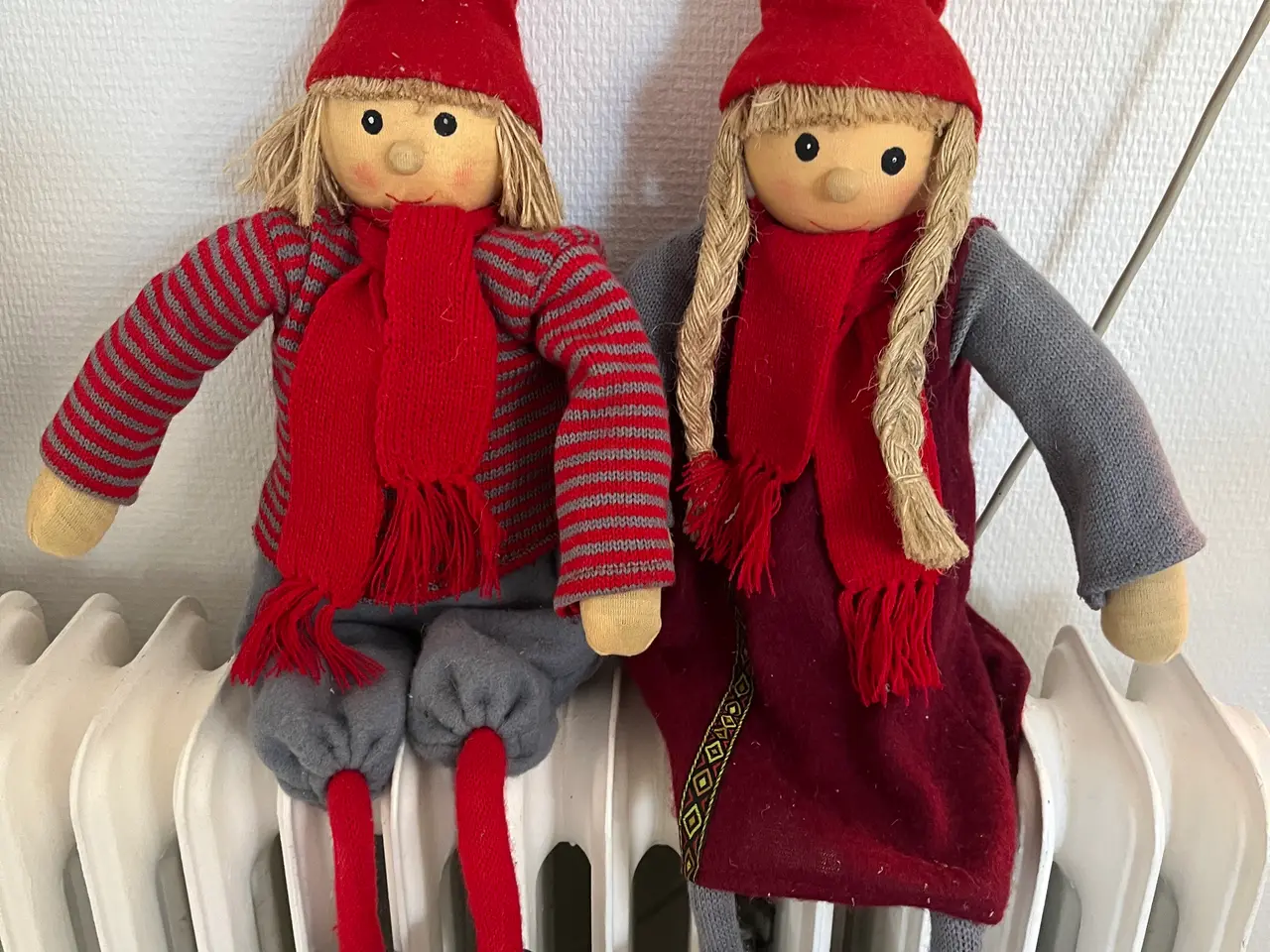 Billede 1 - Sødt Jule nissepar 50 cm høj 🤶🏻🧑🏻🎄