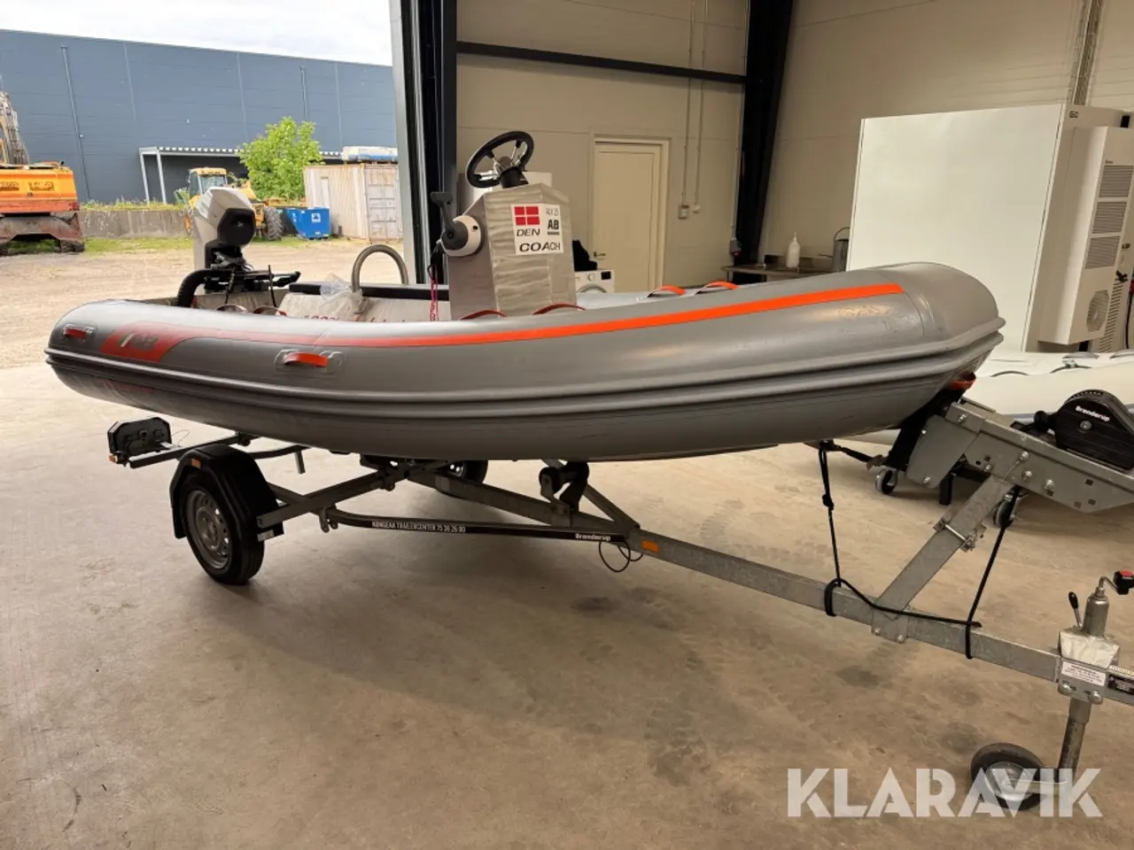 Billede 2 - Båd AB Inflatables 13 AL med bådtrailer