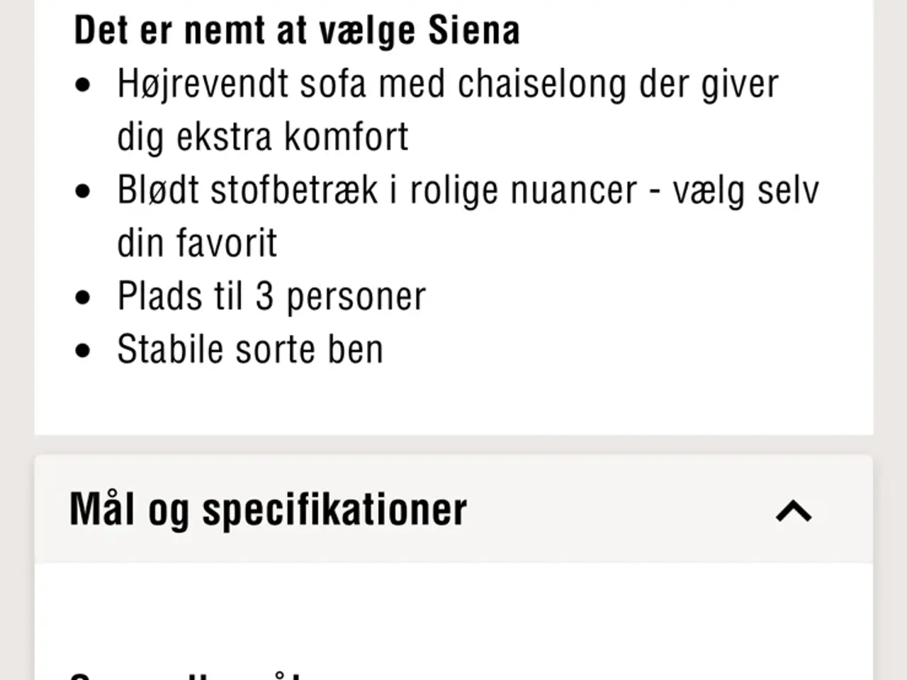 Billede 4 - Siena sofa fra Ilva