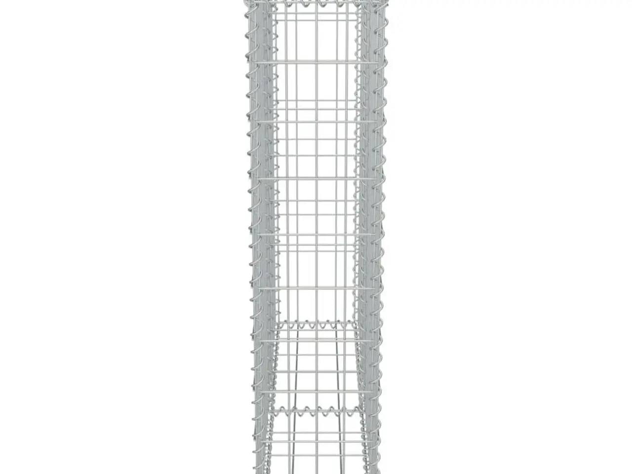 Billede 5 - Gabionvæg med dæksler galvaniseret stål 100 x 20 x 100 cm