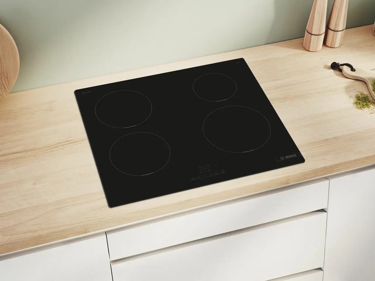 Billede 5 - Induktionskogeplade 60 cm - Bosch Serie 4 PUE611BB5E, sort, 4 zoner