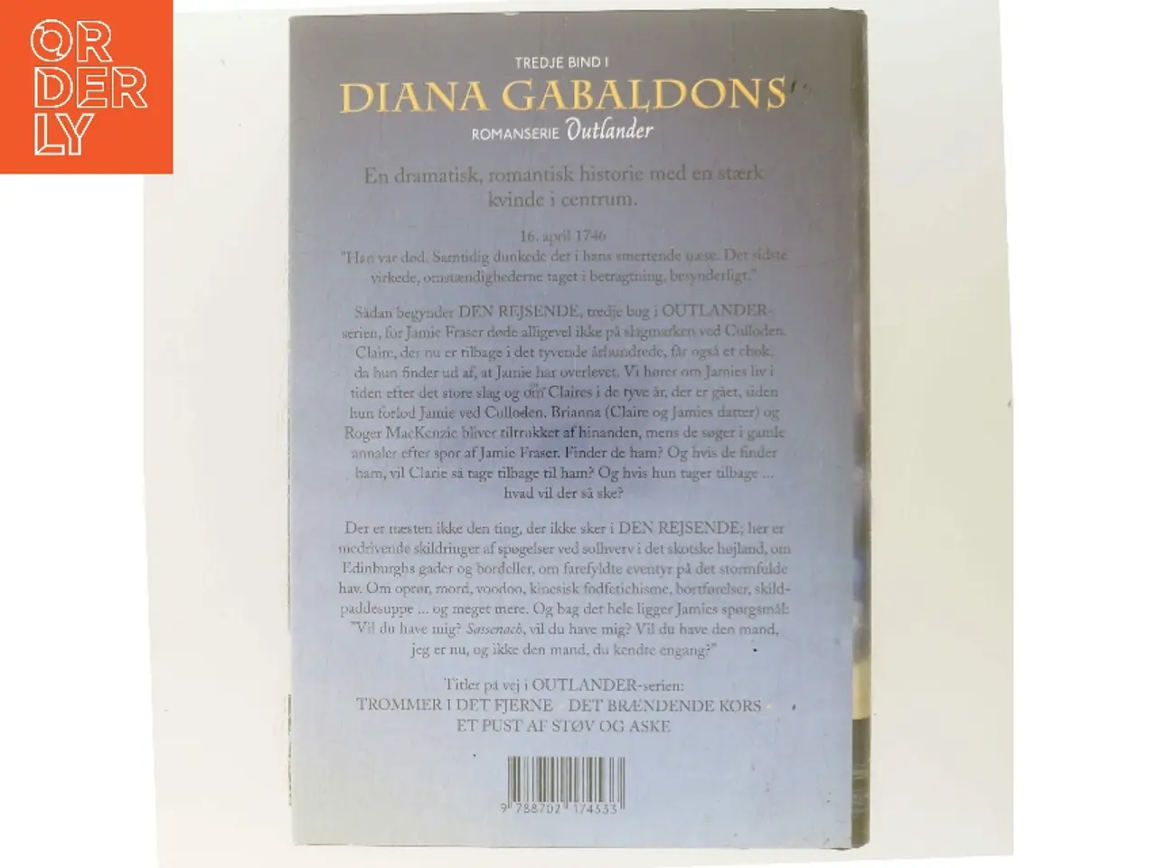 Billede 3 - Outlander. 3. bind, del 2, Den rejsende af Diana Gabaldon (Bog)