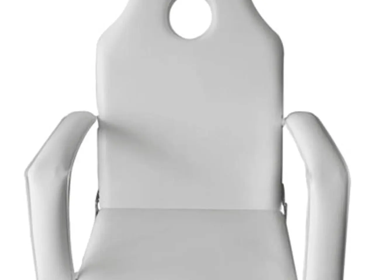 Billede 4 - Mobil ansigtsbehandlingsstol 185 x 78 x 76 cm kunstlæder hvid