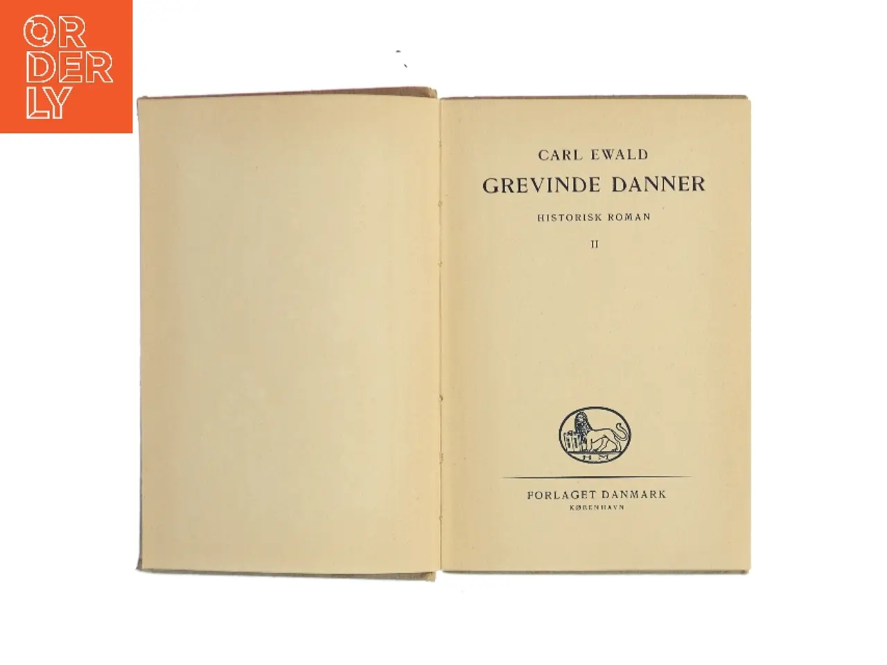 Billede 1 - Grevinde Danner af Carl Ewald (Bog)