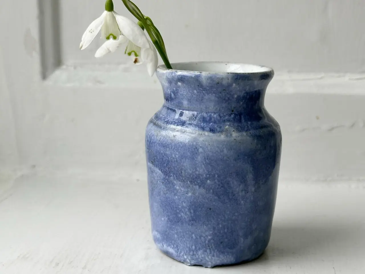 Billede 2 - Minivase af keramik, blå, Uganda