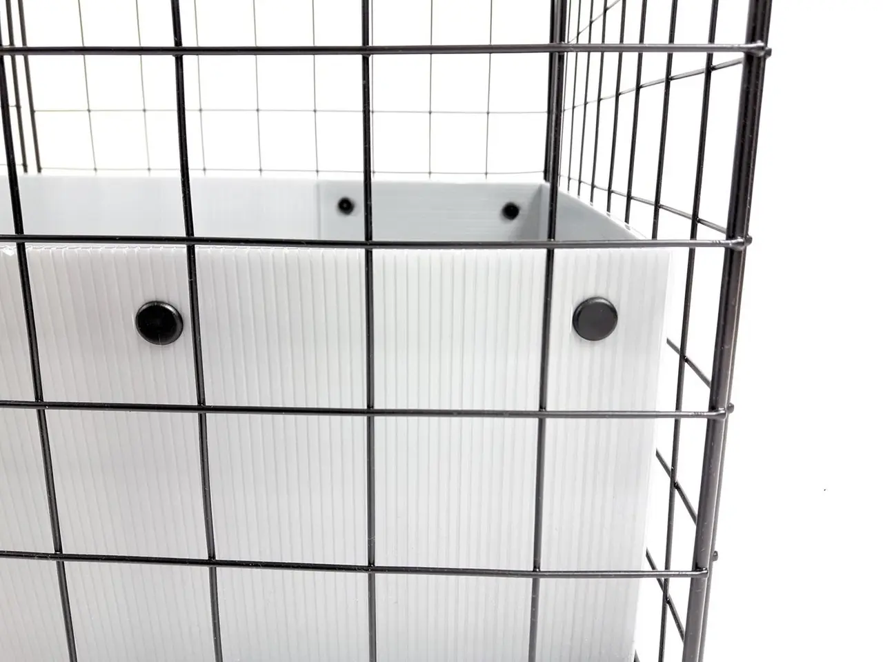 Billede 6 - Smådyrsbur C&C modulært 5x2 - sort, 180 × 75 × 37 cm