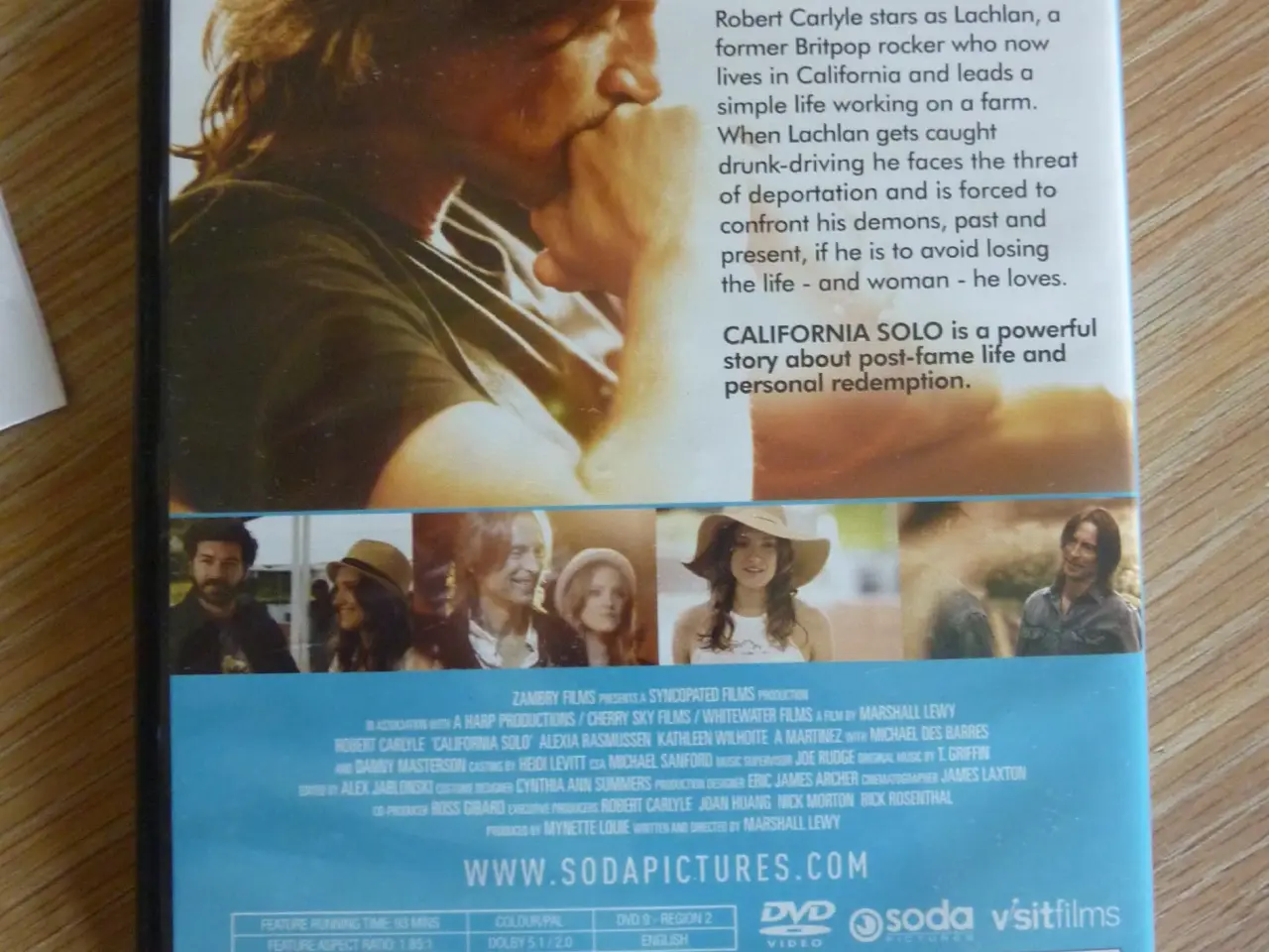Billede 2 - California Solo, DVD, Robert Carlyle,