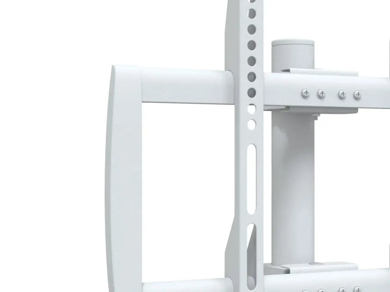 Billede 9 - TV-stativ til 37-65" skærm - hvid/natur, 40 kg