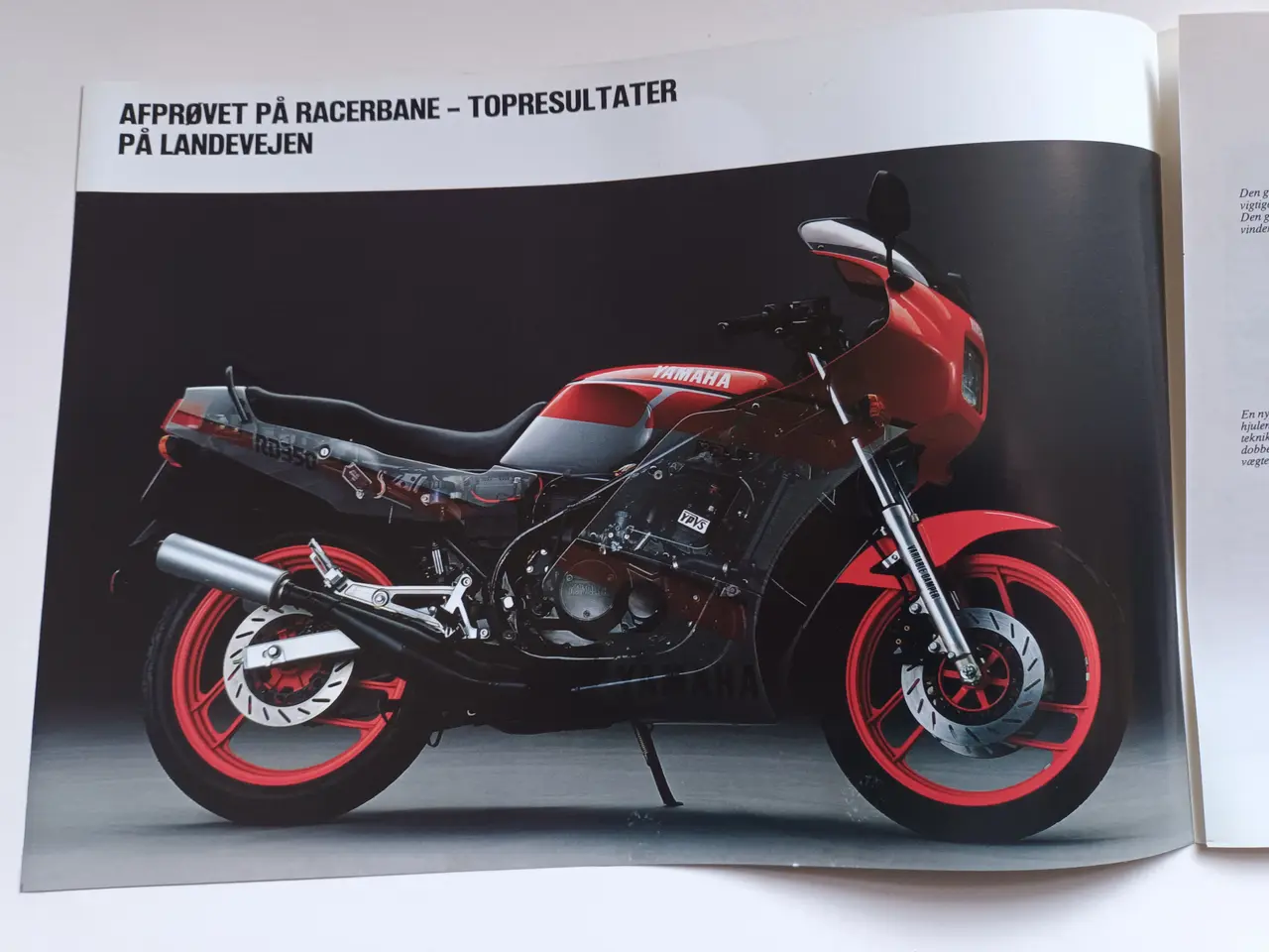Billede 2 - Yamaha RD 350F Brochure