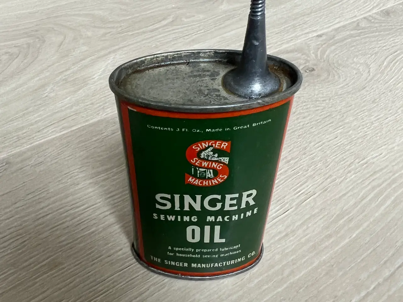 Billede 1 - Singer olieflaske