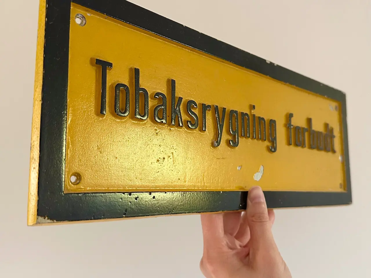 Billede 1 - Metalskilt, Tobaksrygning Forbudt