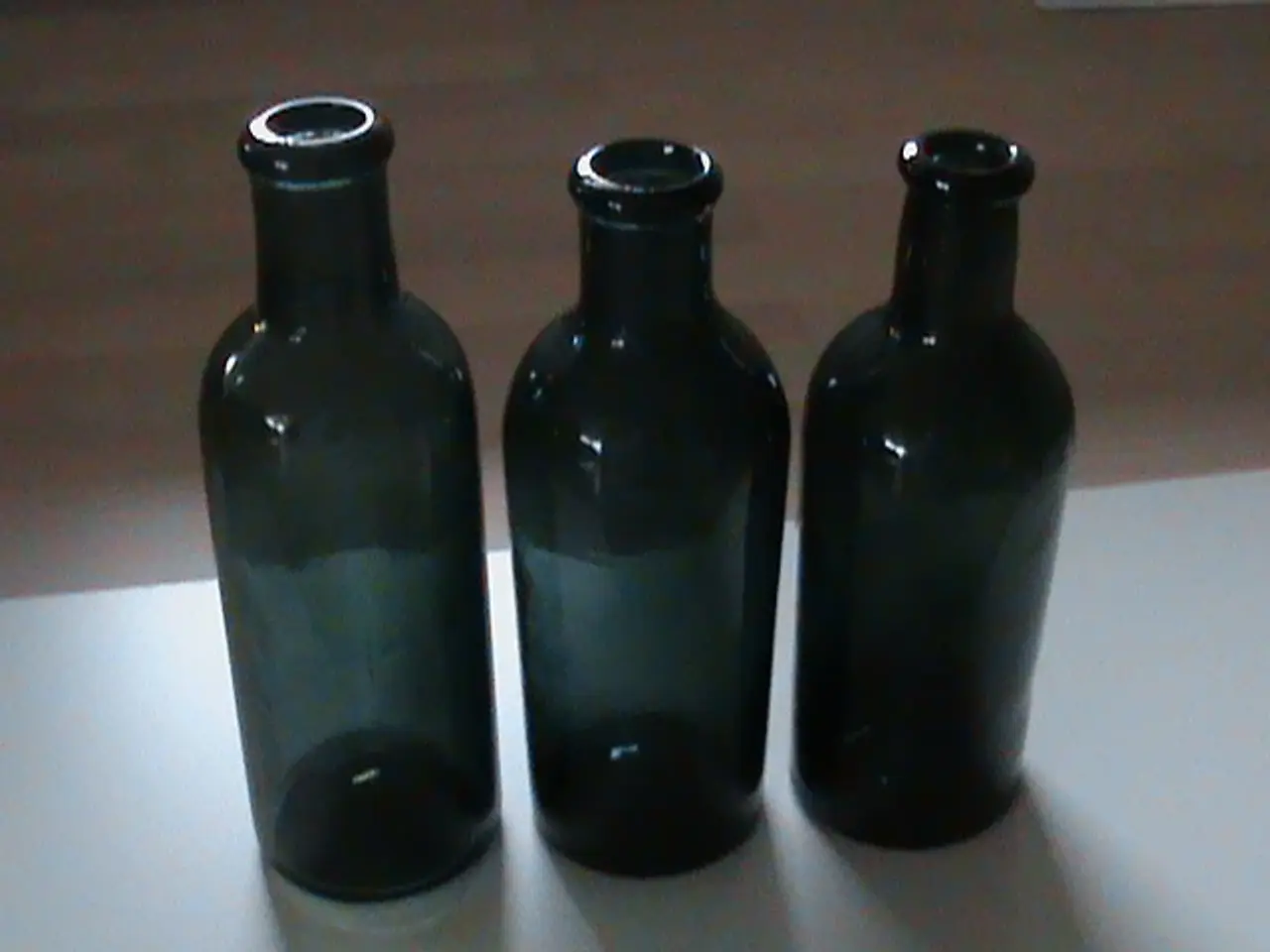 Billede 4 - Antikke glas flasker, grønne