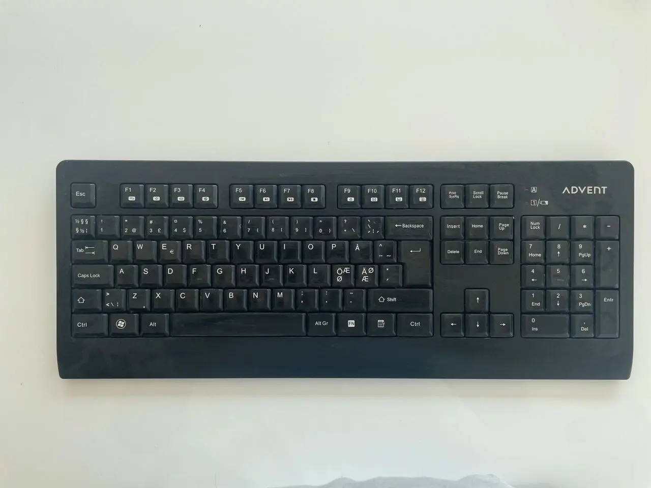 Billede 1 - Advent trådløst tastatur - sort