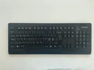 Advent trådløst tastatur - sort