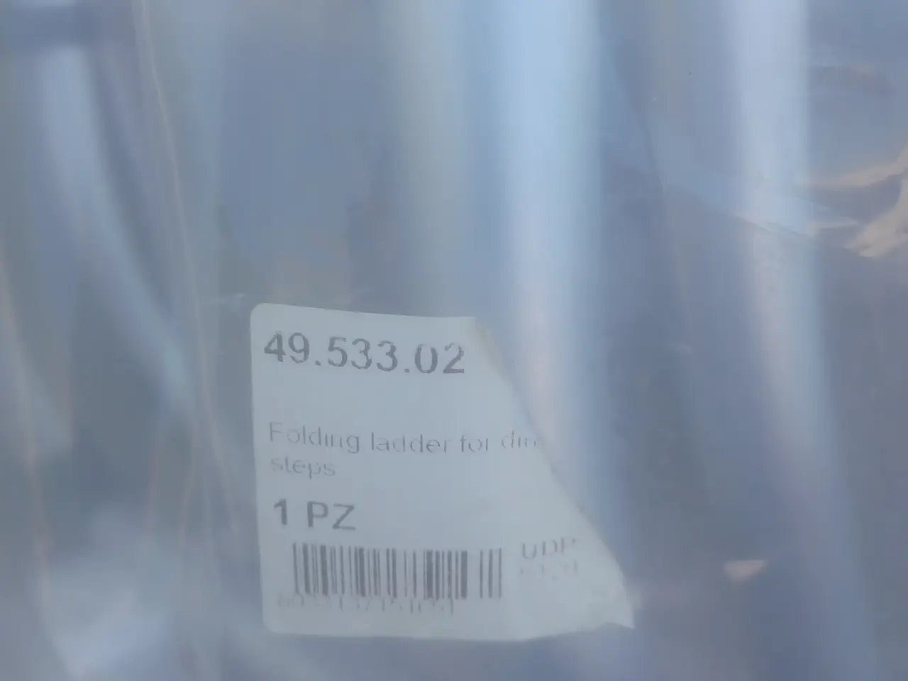 Billede 2 - Foldbar badestige til gummibåd