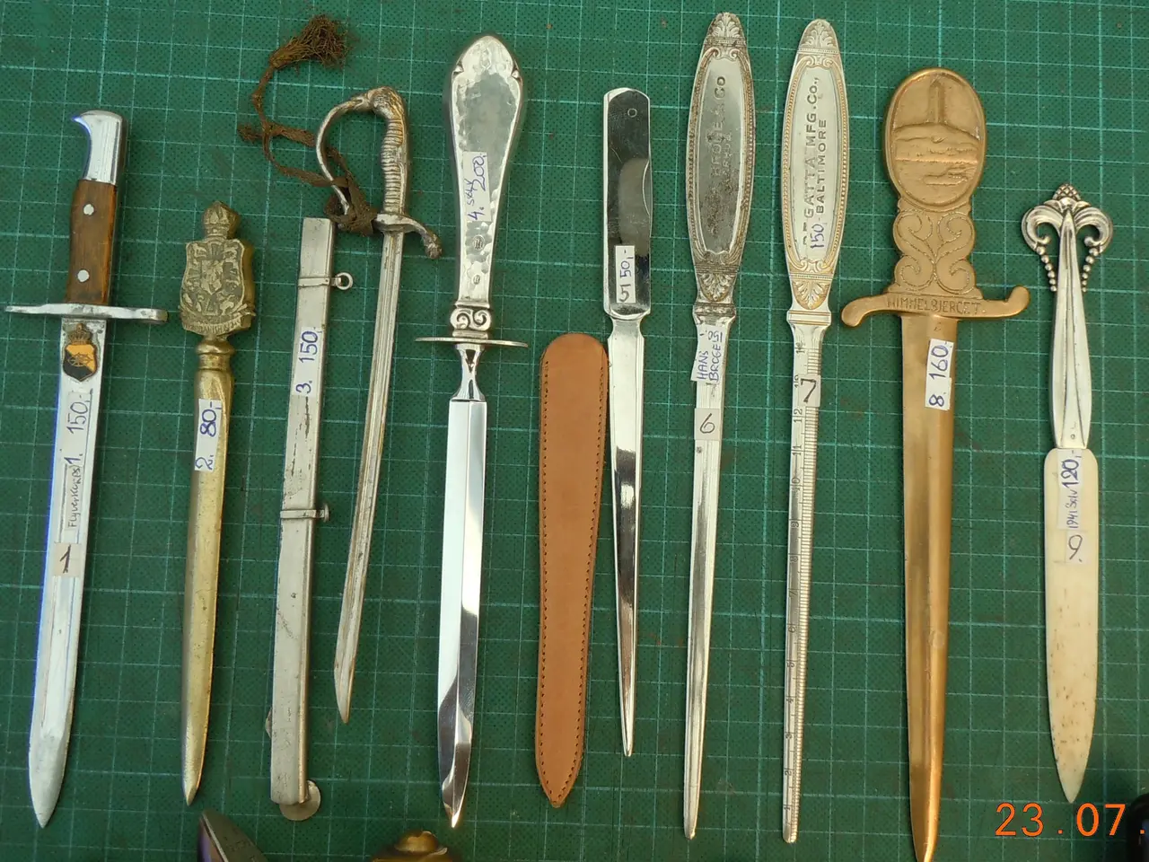 Billede 1 - Brevåbnere. Papirknive. Mange forskellige. 
