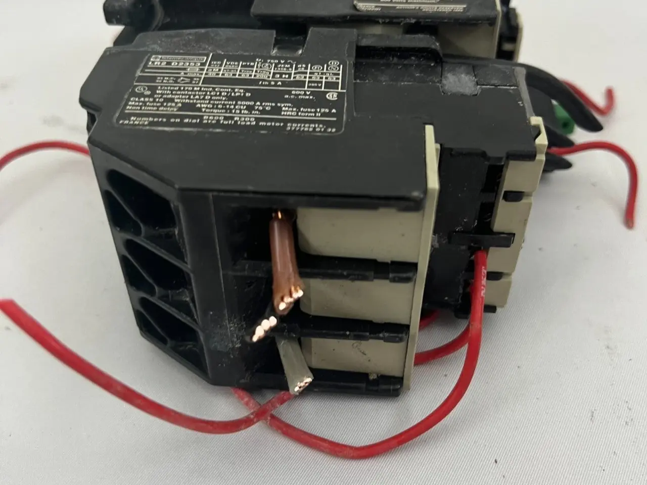 Billede 5 - Telemecanique LC1 D32 01 50A kontaktor + LR2 D2353