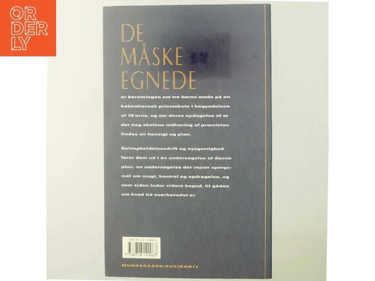 Billede 3 - De måske egnede : roman af Peter Høeg (Bog)