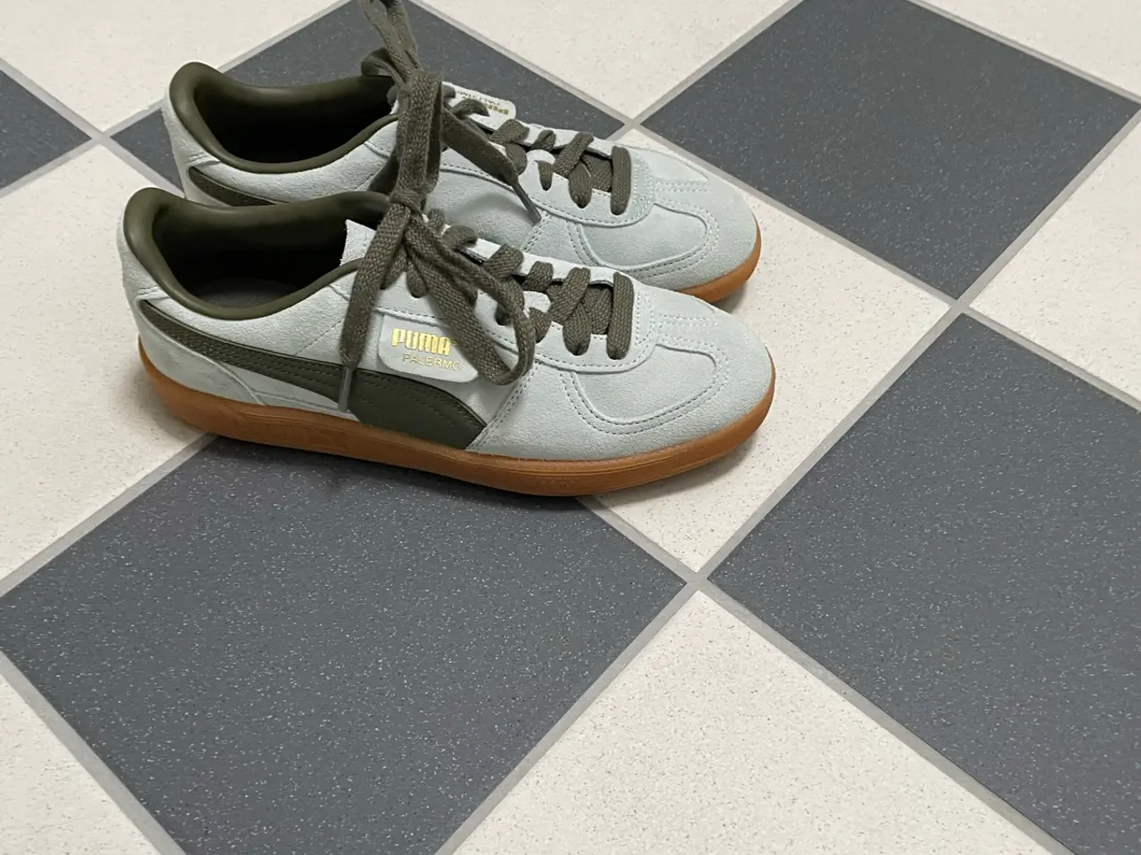 Billede 1 - Puma sneakers Palermo grønne tonet