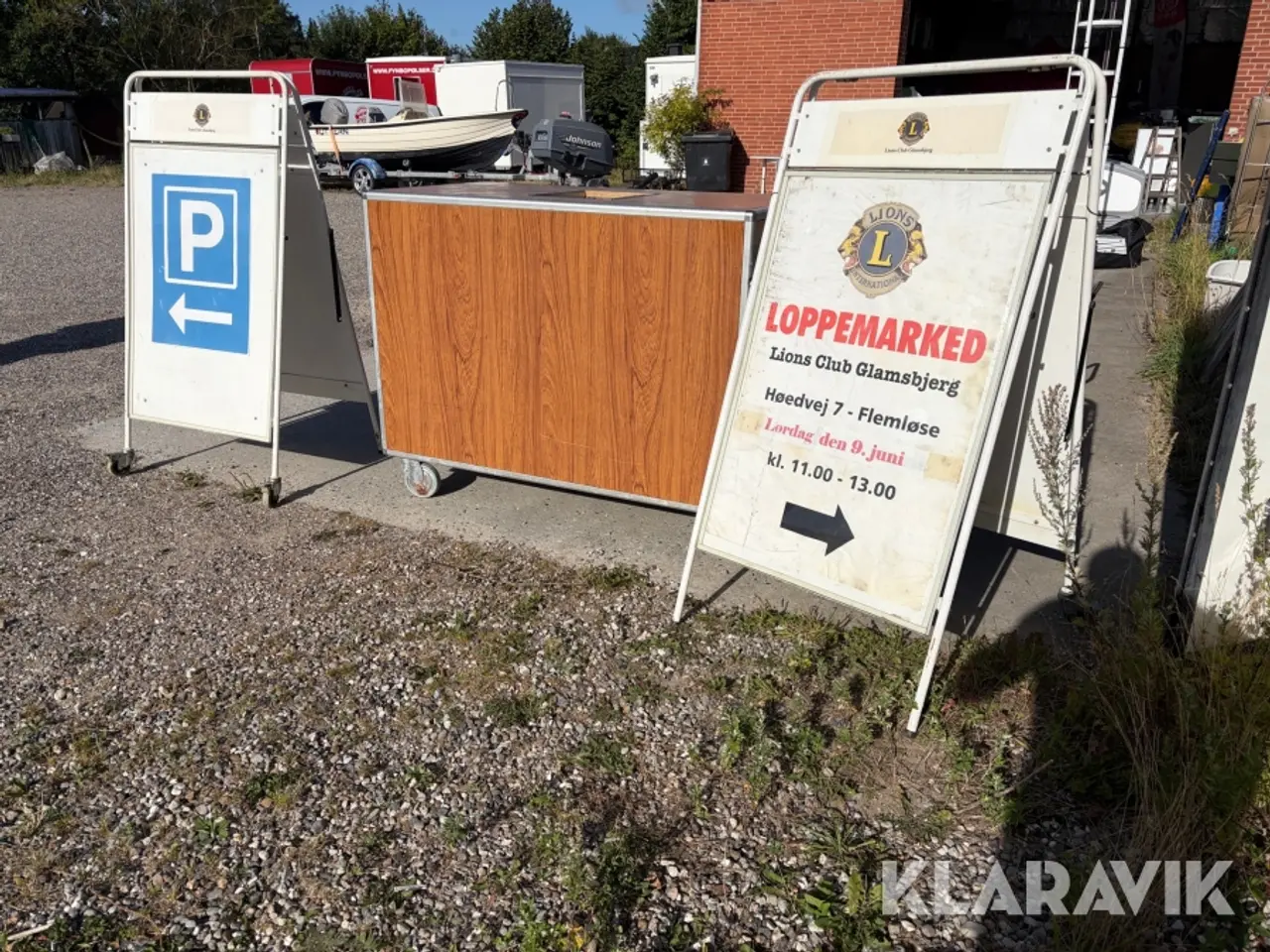 Billede 1 - Bar + 5 styk A skilte