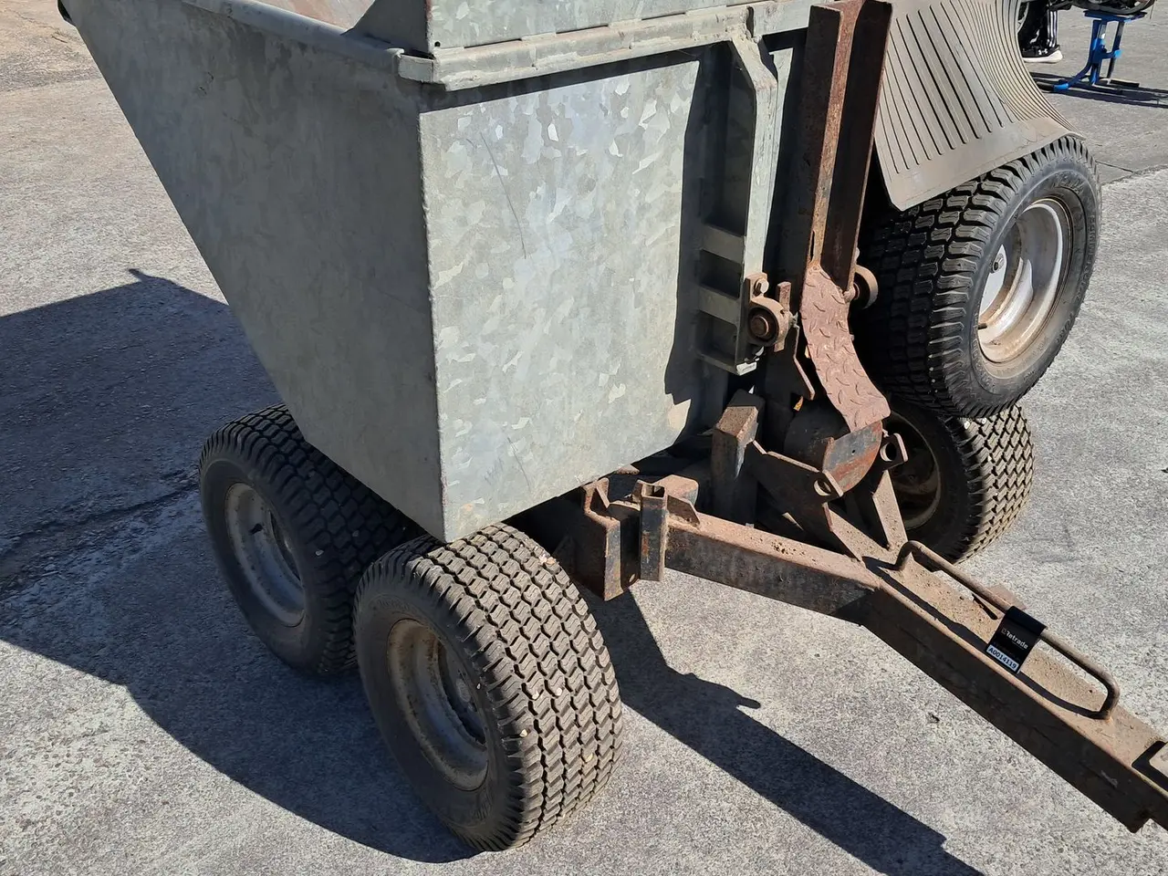 Billede 3 - Entreprenør tipvogn 1 m3 Minigraver entreprenør tipvogn 1 m3